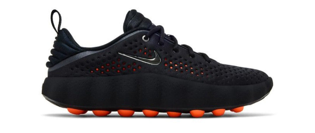 Nike Mind 002 in Black and Hyper Crimson.
