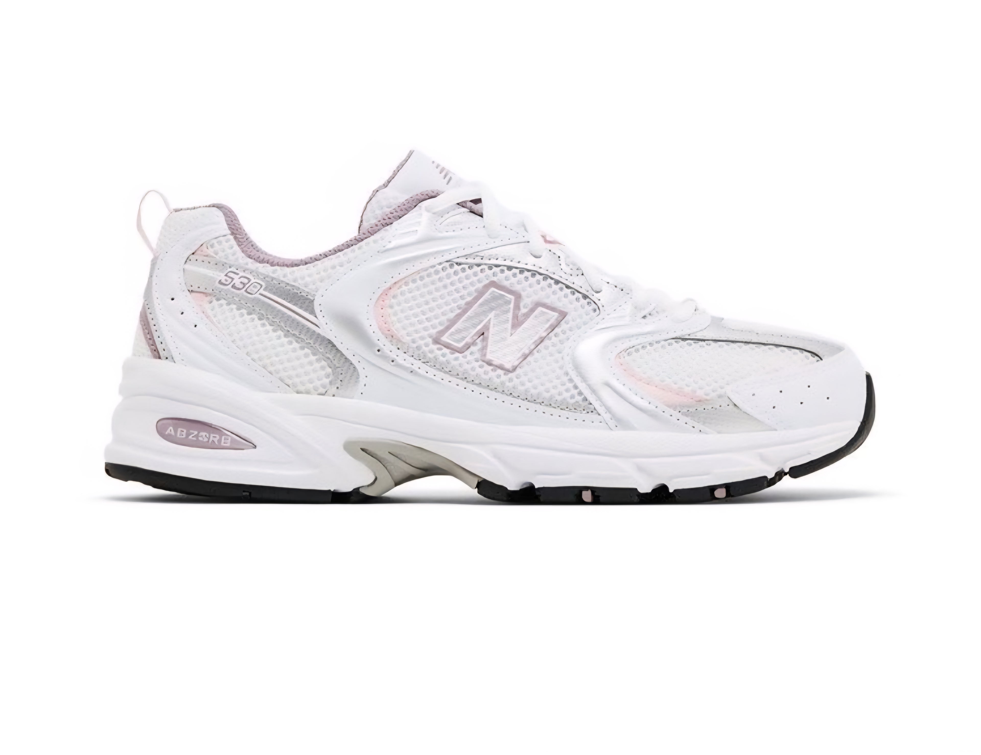 New Balance 530  "White/Silver Metallic/Ice Wine"